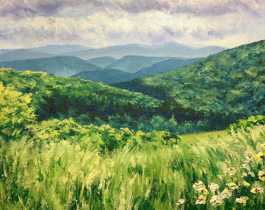 Mountain Painting - Almost Heaven West Virginia  by Steph Moraca