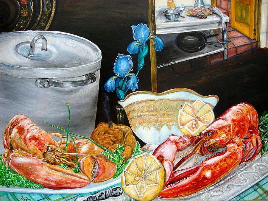 Still Life Painting - Almost served by Ralf Glasz