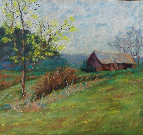 Landscape Pastel - Almost Spring by Pat Snook