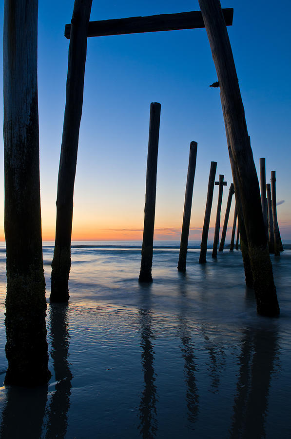 Almost Sunrise at the Pier Photograph by Louis Dallara