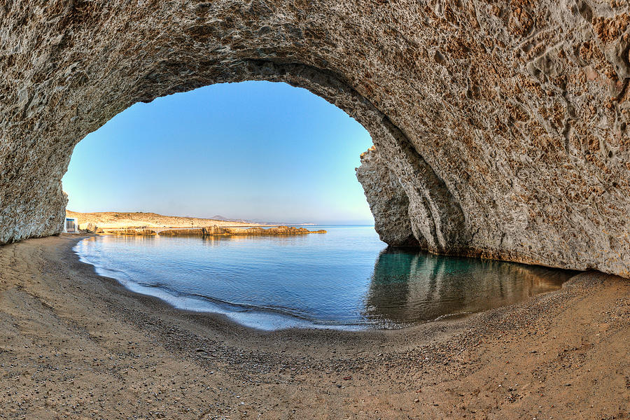 Alogomandra beach in Milos island - Greece Photograph by Constantinos Iliopoulos