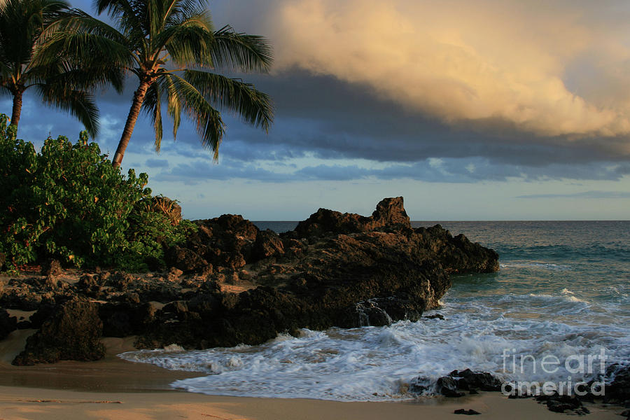 Aloha Naau Sunset Paako Beach Honuaula Makena Maui Hawaii Photograph by ...