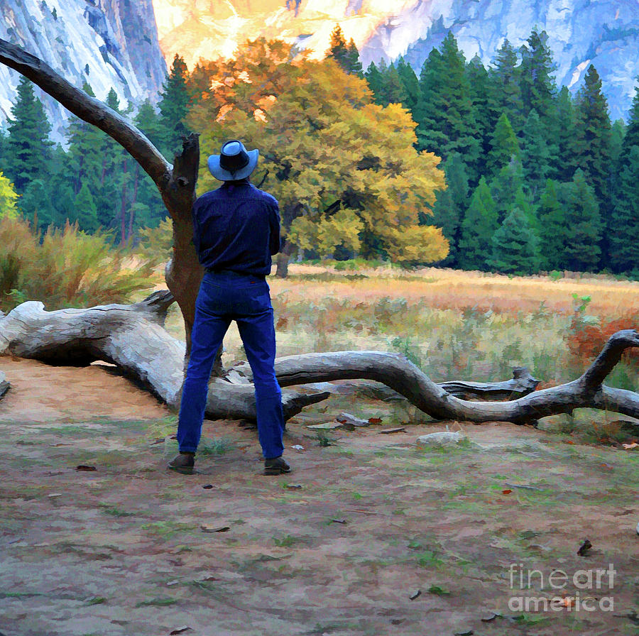 Alone among Nature Yosemite National Park  Photograph by Chuck Kuhn