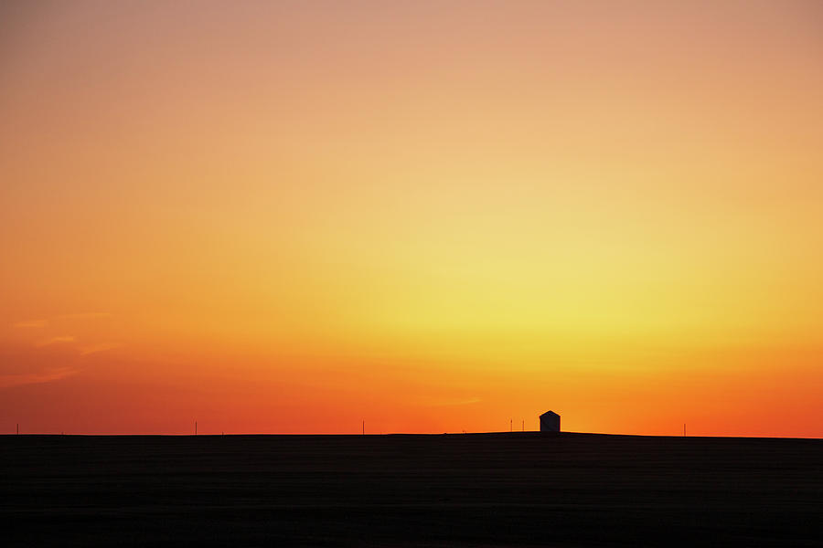 Alone At Sunset Photograph