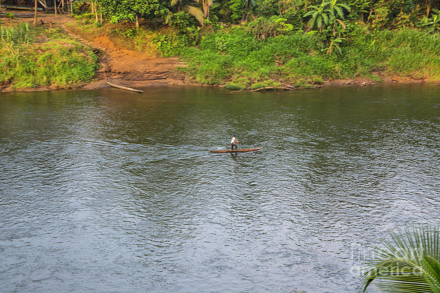 Alone on the River Photograph by Kathy McClure