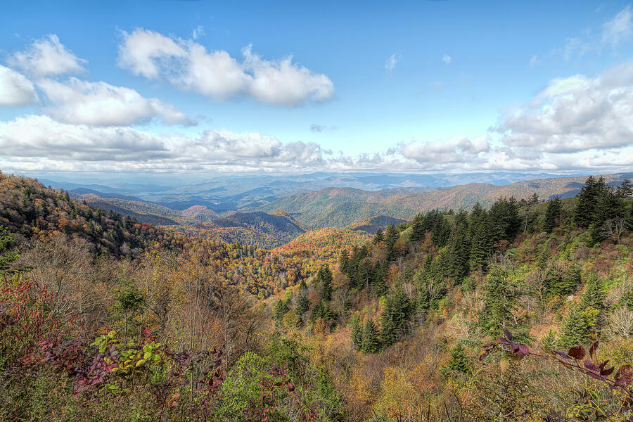 Along Blue Ridge Photograph by John M Bailey - Fine Art America