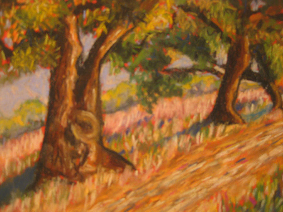 Along Isleta Pastel by Constance Gehring