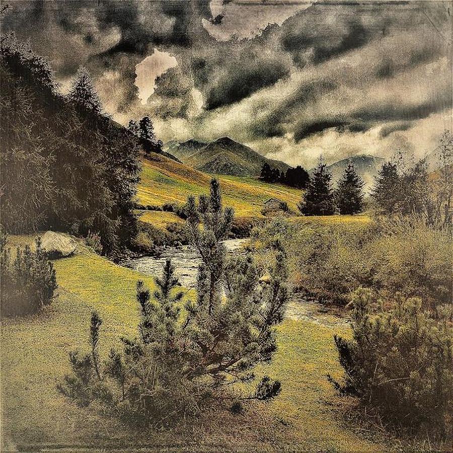 Landscape Photograph - Along Spöl #iphone #instagram by Roberto Pagani