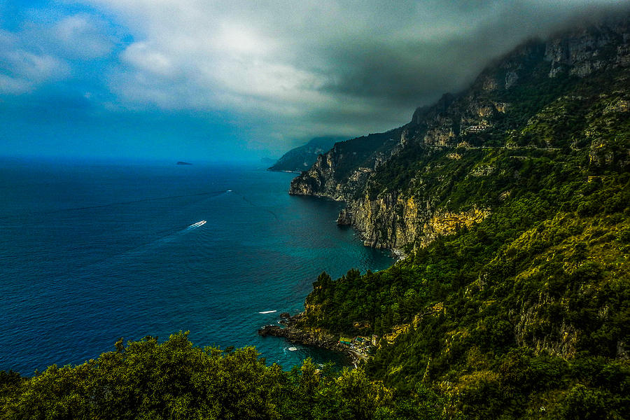 Along the Amalfi Coast Photograph by Marilyn Burton