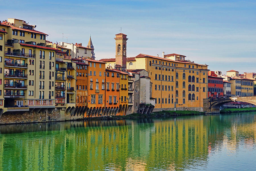 Along The Banks Of The Arno River Photograph by Rick Rosenshein