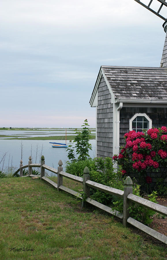 Nature Photograph - Along the Bass River South Yarmouth Masssachusetts by Michelle Constantine