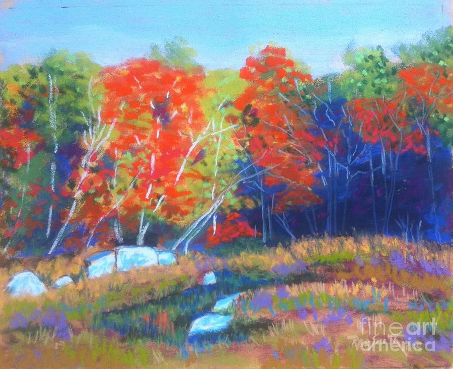 Along the Bi-Highway  Pastel by Rae  Smith