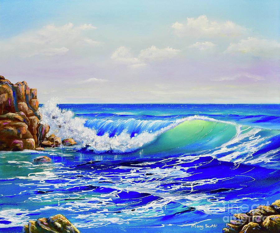 Along the Coast Painting by Mary Scott