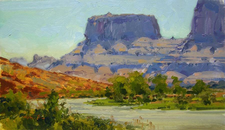 Along The Colorado River Painting By Spike Ress