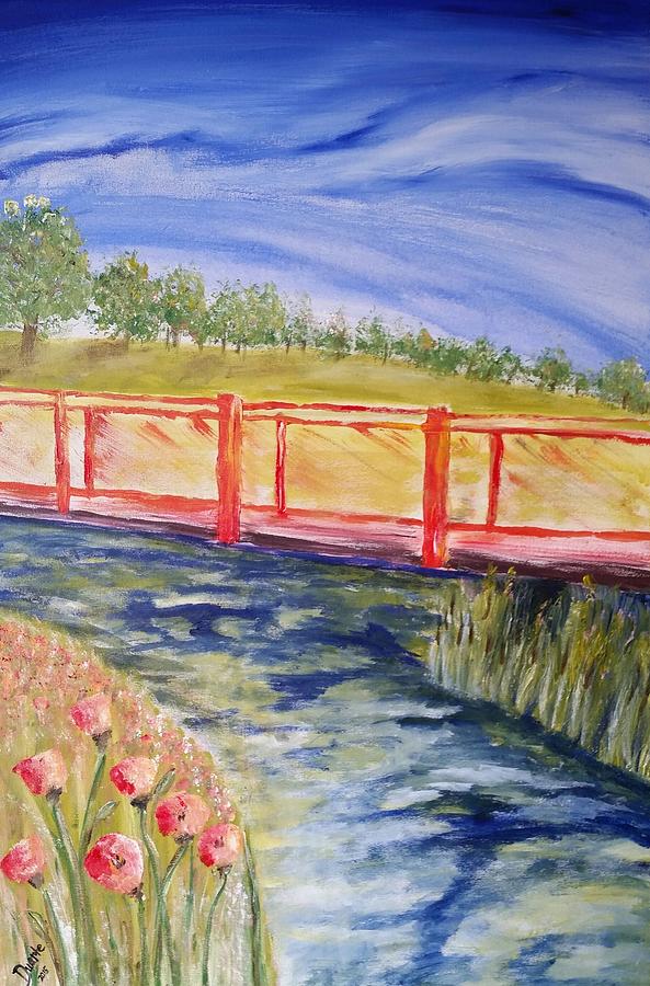 Claude Monet Painting - Along the Greenbelt by Carol Duarte