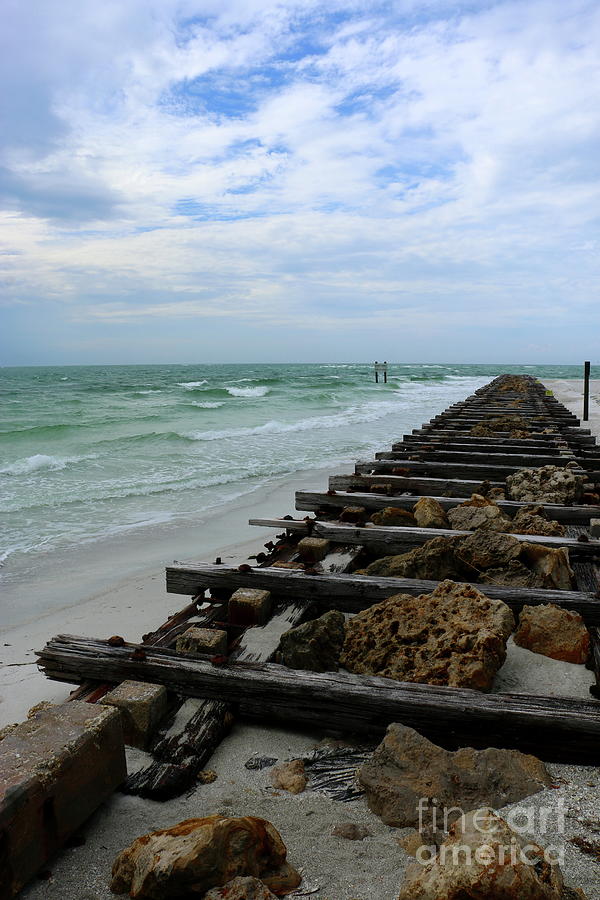 Along The Jetty Photograph by Christiane Schulze Art And Photography