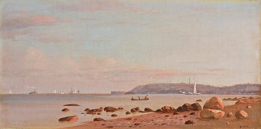 Along The New England Coast Painting by MotionAge Designs Along The New England Coast Painting by MotionAge Designs