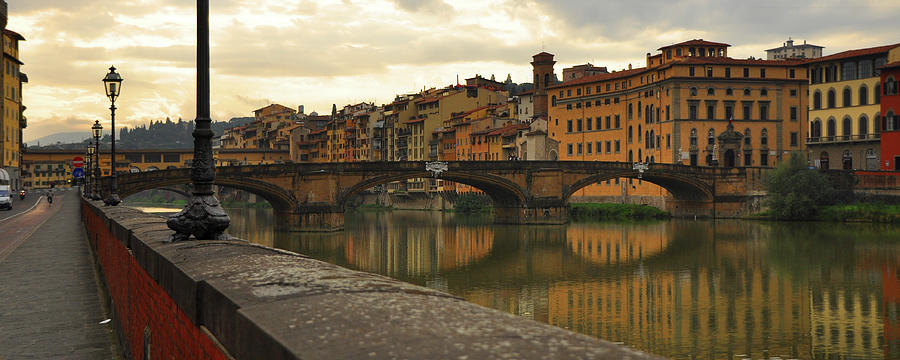 Along the Orno River - Florence, Italy Photograph by Denise Strahm