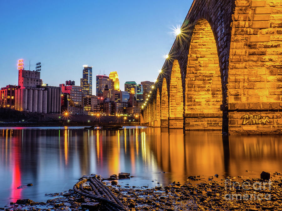 Along the Stone Arch Photograph by Ben Cooper - Fine Art America