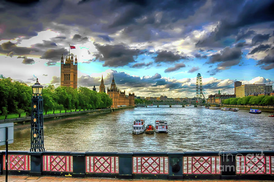 Along The Thames Photograph by Ken Johnson