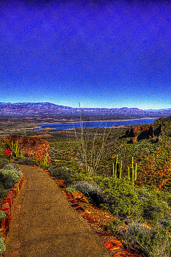 Along the Trail to the Lower Ruins at Tonto National Monument Photograph by Roger Passman