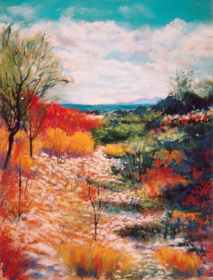 Along the Wash Painting by M Diane Bonaparte