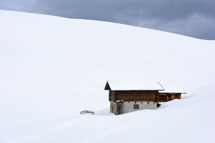 Alpe Di Siusi. Shelter. Photograph By Nicola Simeoni 