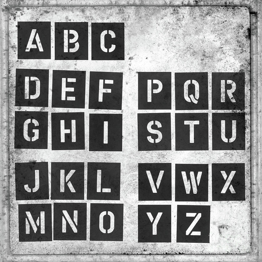 Alphabet Photograph by Clayton Bastiani