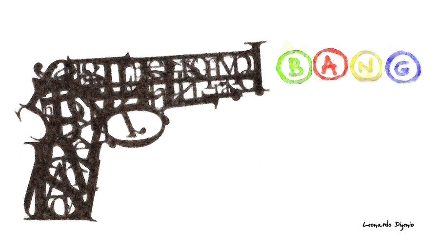 Alphabet Gun DA Digital Art by Leonardo Digenio Pixels