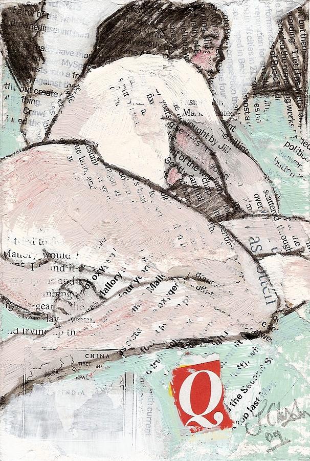 Alphabet Nude Q Painting By Joanne Claxton Fine Art America