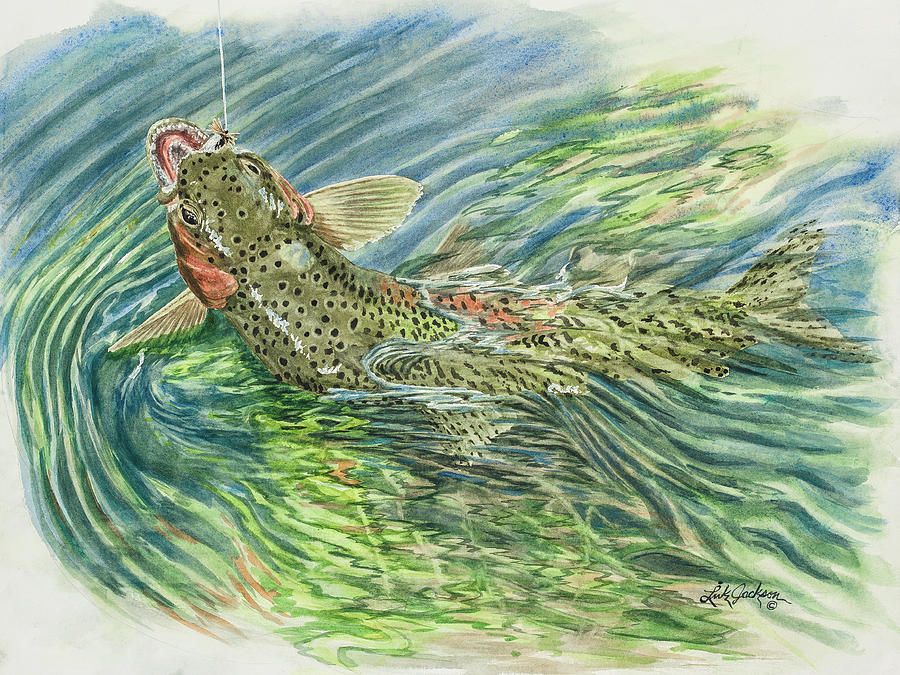 Alpine Cutthroat Painting by Link Jackson