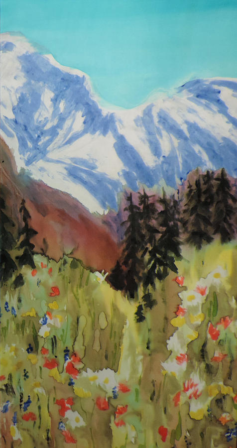 Alpine Painting by Mary Gorman
