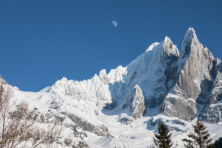 Alpine Moon Photograph by Chris Warham | Fine Art America