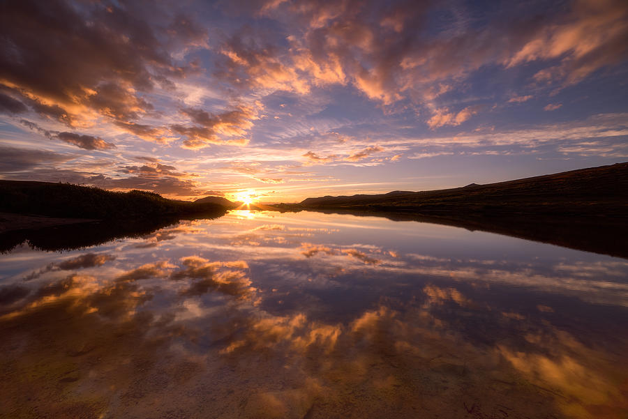 Alpine Sunset Photograph by Darren White