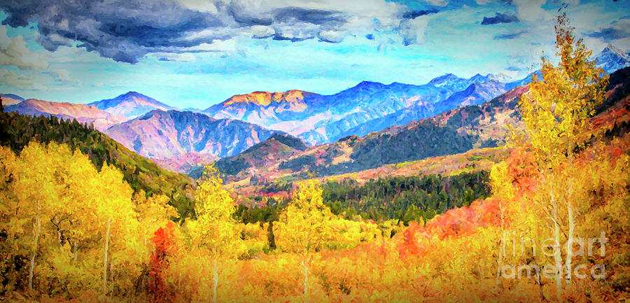 Alpine Utah Autumn Photograph by David Millenheft
