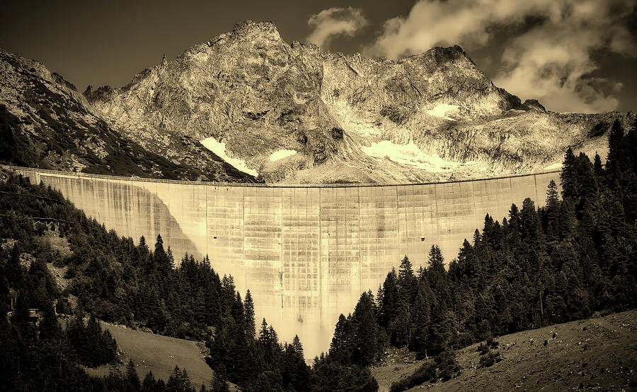 Alpine Valley Dam - Austria Photograph by Mountain Dreams