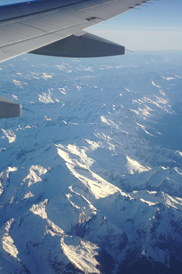 Birds Eye View Of The Alps Photograph by Suzanne Powers