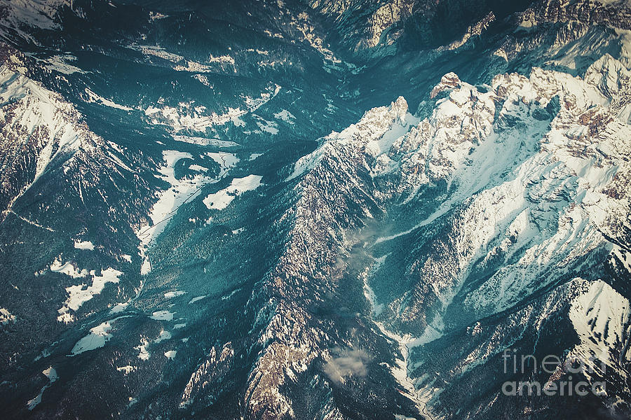 Alps from The Height Photograph by Marina Usmanskaya