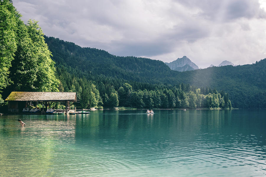 Mountain Photograph - Alpsee Summer Lake by Pati Photography