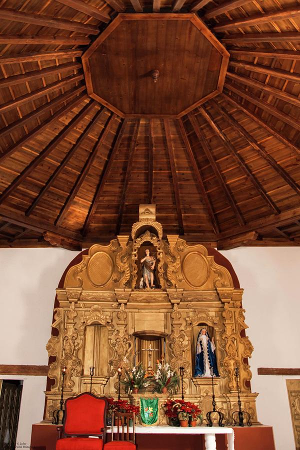 Altar And Ceiling At San Juan The Baptist  Photograph by Hany J