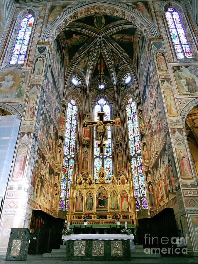 Altar At Santa Croce Photograph by Suzette Kallen