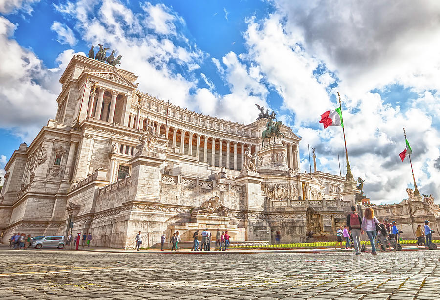 Altare della Patria Rome Photograph by Benny Marty