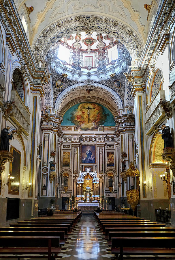 Altarpiece. San Anton Church in Granada. 1534 Photograph by Guido ...