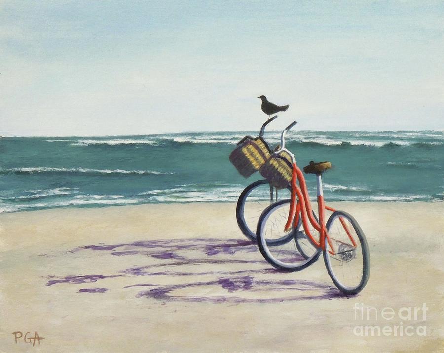 Alternate transportation Painting by Phyllis Andrews