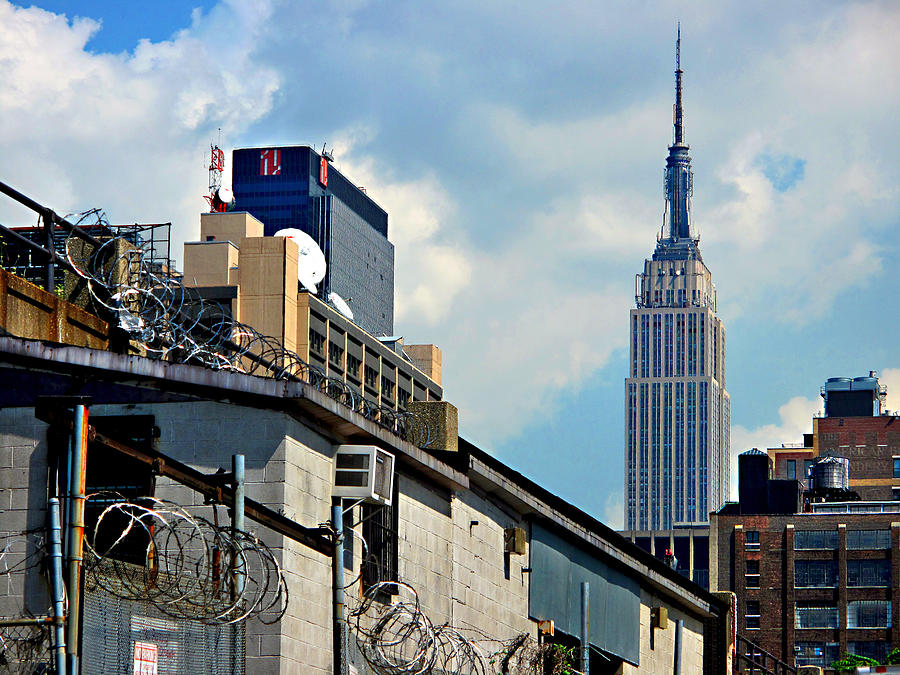 Alternative View of Empire State Building Photograph by JoAnn Lense