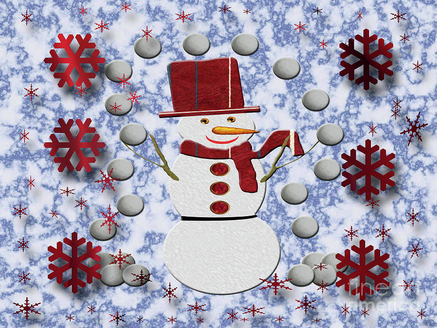 Alto Cheerful Snowman Photograph