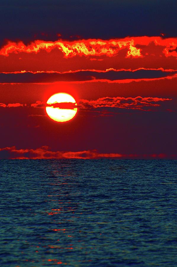Alto stratus Sunrise Two  Photograph by Lyle Crump