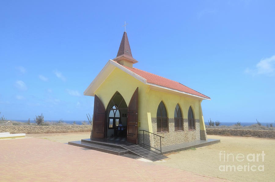Alto Vista Chapel in Noord Aruba Photograph by DejaVu Designs