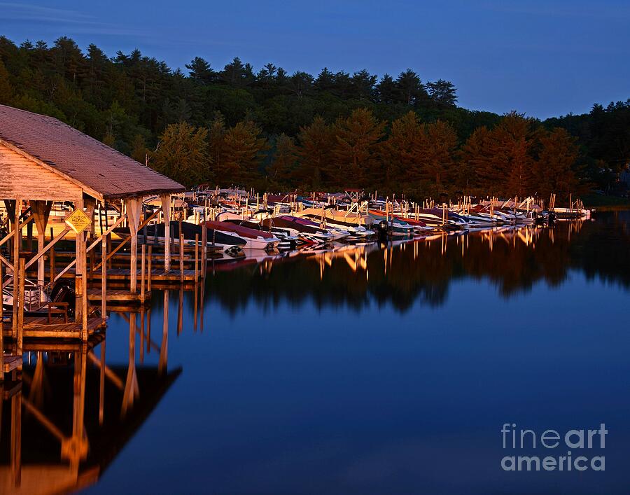Alton Bay Marina Photograph by Steve Brown Alton Bay Marina Photograph by Steve Brown
