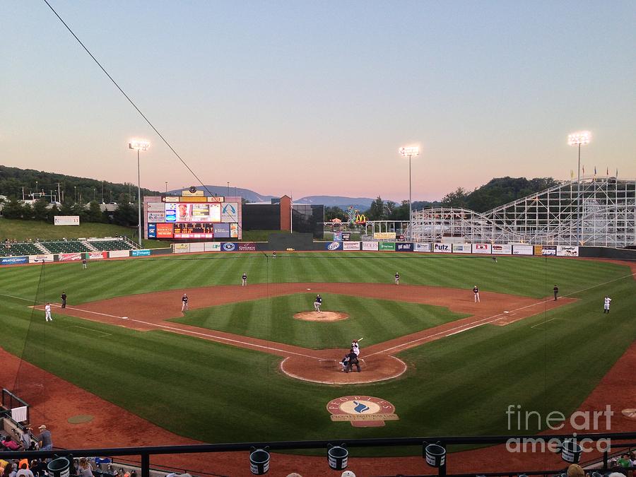 Altoona Curve Baseball Sunset Photograph by Brandon Hirt - Fine Art America